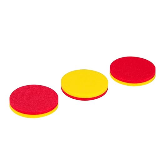 hand2mind Foam Two-Color Counters, Red and Yellow Counters, Counting Manipulatvies, Math Counters for Kids, Counting Chips, Math Manipulatives, Math Bingo Chips, Counters for Kids Math (Pack of 1000)