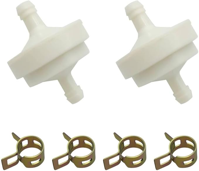 Strongthium Lawn Mower 1/4 Inch ID Inline Gas Fuel Filter Replacement