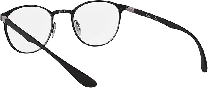 Ray-Ban Unisex Rx6355 Round Prescription Eyeglass Frames