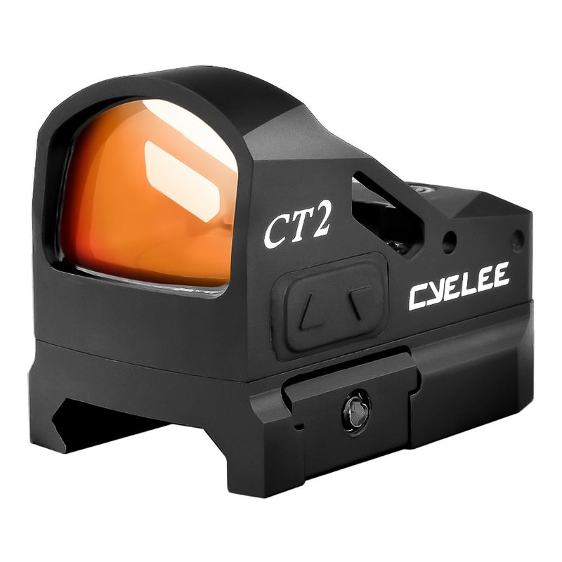 Cyelee CT2 Micro Shake Awake Red Dot Sights ( for RMR Cut Pistol ) 3 MOA Reticle, Black