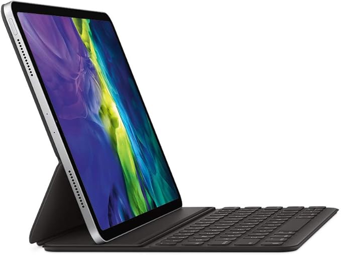 Apple Smart Keyboard Folio: iPad Keyboard case for iPad Pro 11-inch (1st, 2nd, 3rd, 4th Generation) and iPad Air (4th, 5th Generation), Two Viewing Angles, Front Back Protection, US English - Black