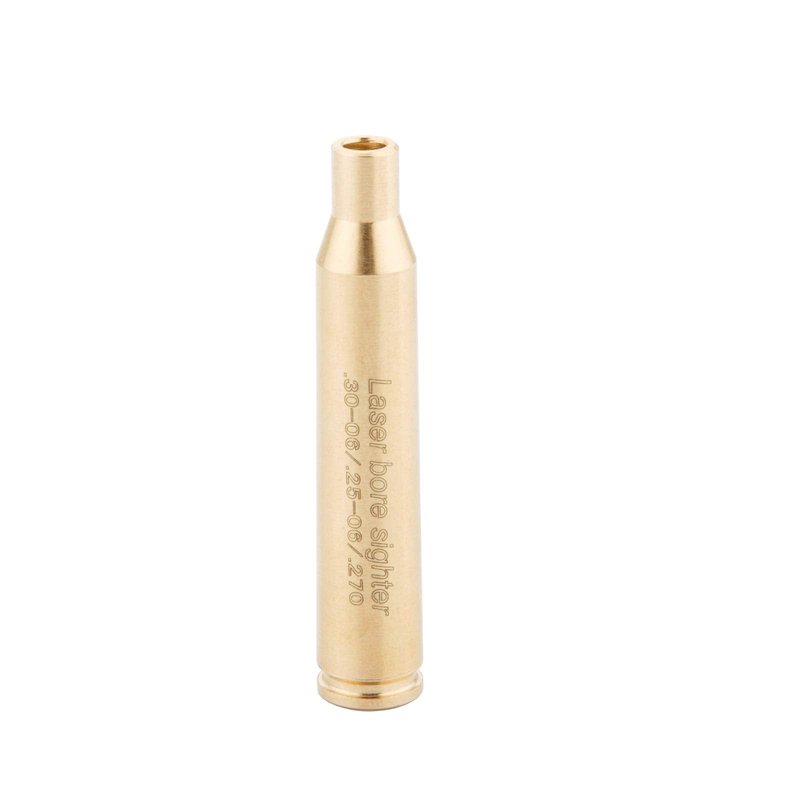 Laser Bore Sight for .30-06/25-06/270 Cartridge Hunting Red Dot Boresighter with 6 Batteries（2 Set Batteries）