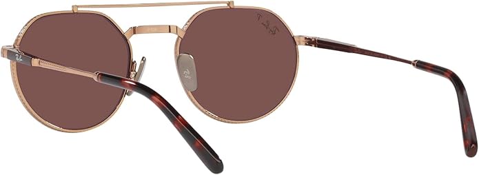 Ray-Ban Unisex Rb8265 Jack II Titanium Round Sunglasses
