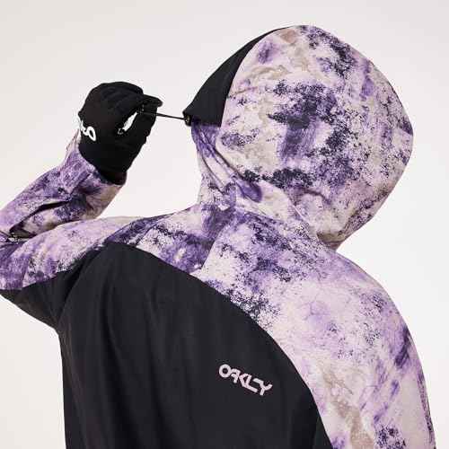 Oakley Men's Range Recycled Jacket 2.0, Oxidation Print Lilac, XX-Large