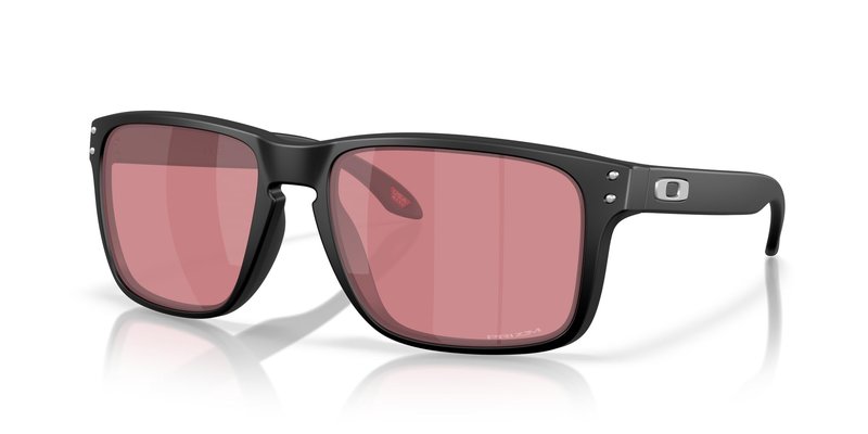 Oakley OO9487F Holbrook XXL Low Bridge Fit Sunglasses, Matte Black/Prizm Dark Golf, 61 mm