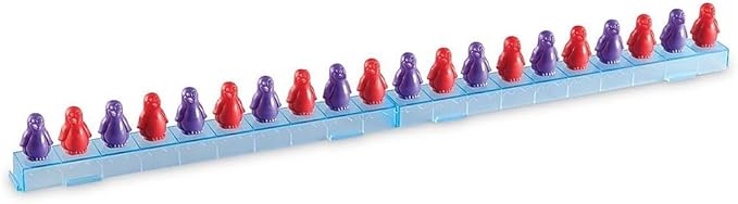 Learning Resources Penguins On Ice Math Activity Set - Math Manipulatives & Counting, Addition and Multiplication Games, Sorting & Patterning Set , Homeschool Activity, Classroom Must Haves
