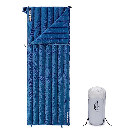 Naturehike Ultralight Backpacking RDS Down Sleeping Bag for Adults, 650 Fill Power Sleeping Bag for 42/52¢µ, 20oz Compact Lightweight Sleeping Bags for Hiking Camping 3 Seasons
