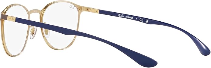 Ray-Ban Unisex Rx6355 Round Prescription Eyeglass Frames