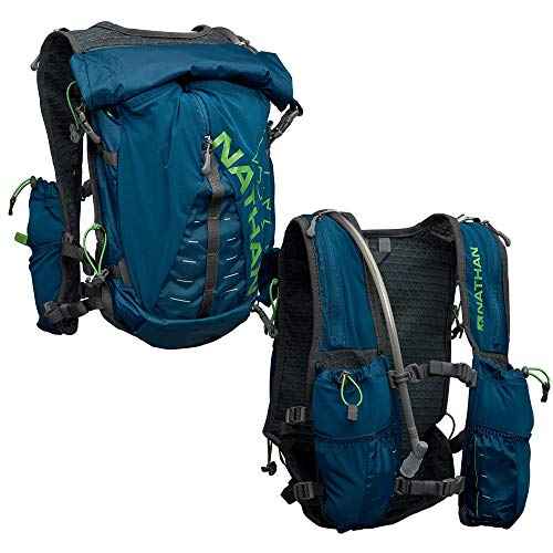 Nathan TrailMix Running Vest/Hydration Pack. 12L (12 Liters) for Men and Women | 2L Bladder Included (2 liters). Zipper, Pocket