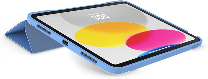 OtterBox – Symmetry 360 Elite Case for iPad (A16) 11th Gen 11" 2025 & iPad 10th Gen 10.9" 2025 – Scratch-Resistant Folio with Apple Pencil Holder (Bell Bottom Blue)