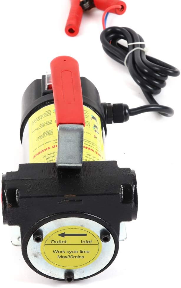 Diesel Transfer Pump Kit 45L/min, 12V DC Electric Oil Transfer Pump