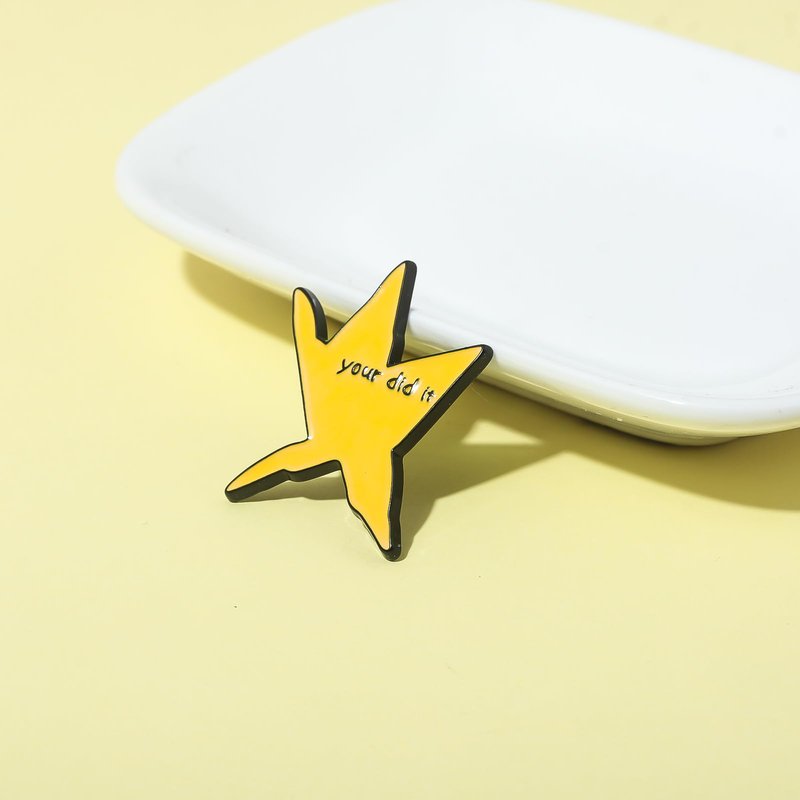 Your Did It Star Enamel Pin - Funny Meme Badge Brooch,Silly Hat Backpack Jewelry Accessories for Women Men - Fun Graduation Gifts for Friends Schoolmate Students