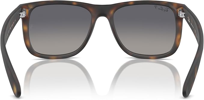Ray-Ban unisex-adult Rb4165f Justin Low Bridge Fit Rectangular Sunglasses