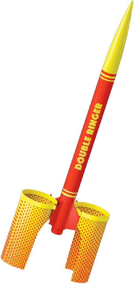 Estes Double Ringer Flying Model Rocket Kit | Easy to Build Beginner Rocket | Fun Educational Activity | Cool Science for Kids