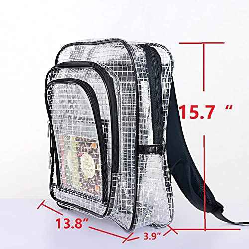 15.7 inch ESD anti-static clear pvc backpack,cleanroom engineer tool bag for engineer working in clean rooom