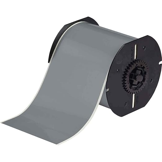 Brady B30C-4000-595-GY 100' Length x 4" Width, B-595 Vinyl, Grey BBP31 Indoor/Outdoor Tape