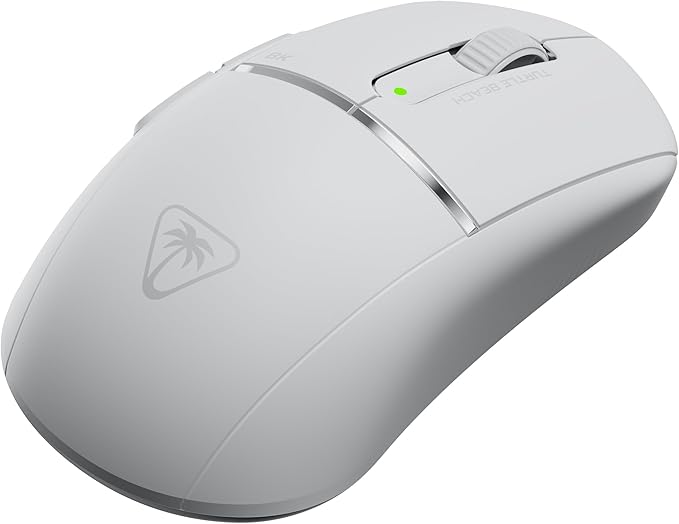 Turtle Beach Burst II Pro Wireless Esports Gaming Mouse, 8000 Polling, 57g Ultra Lightweight, 150-Hr Rechargeable Battery, Optical Switches, 30000 DPI Optical Sensor, 8 Inputs, Bluetooth – White