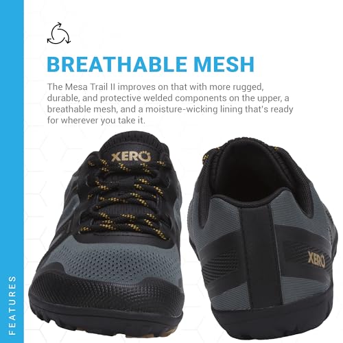 Xero Shoes Men's Mesa Trail II Barefoot Trail Run Shoe