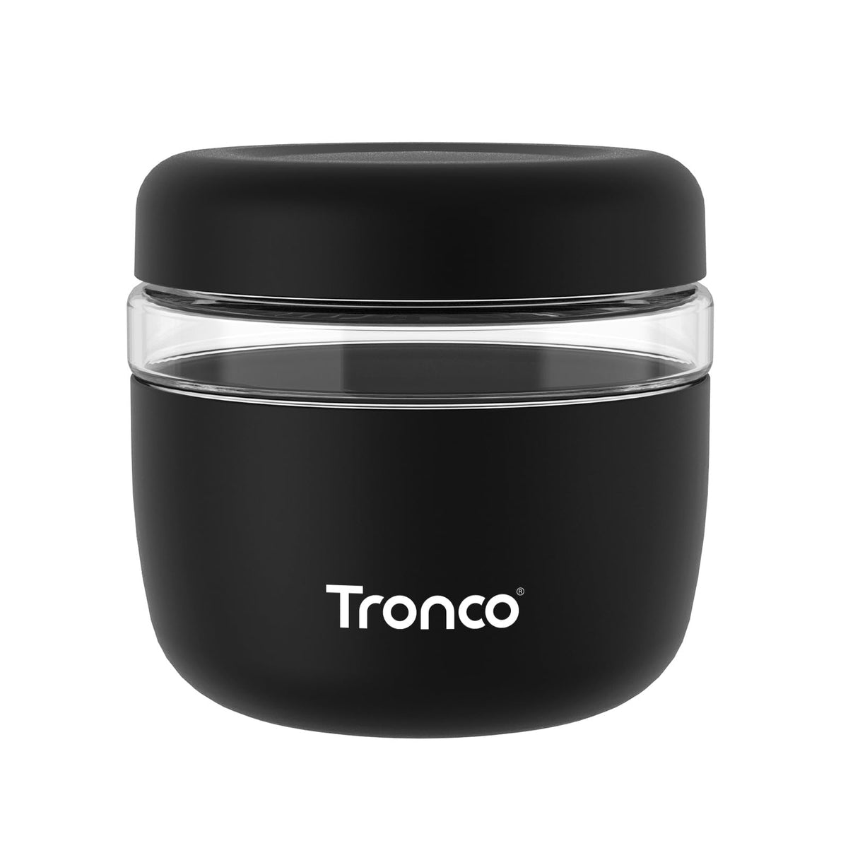 Tronco 16 oz Glass Food Storage & Lunch Bowl Containers with Airtight Lids