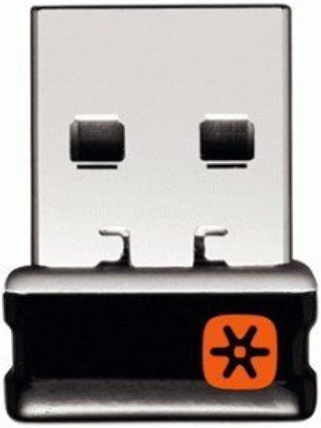 Logitech C-U0007 Unifying USB Receiver for Mouse and Keyboard, Connects up to 6 Devices
