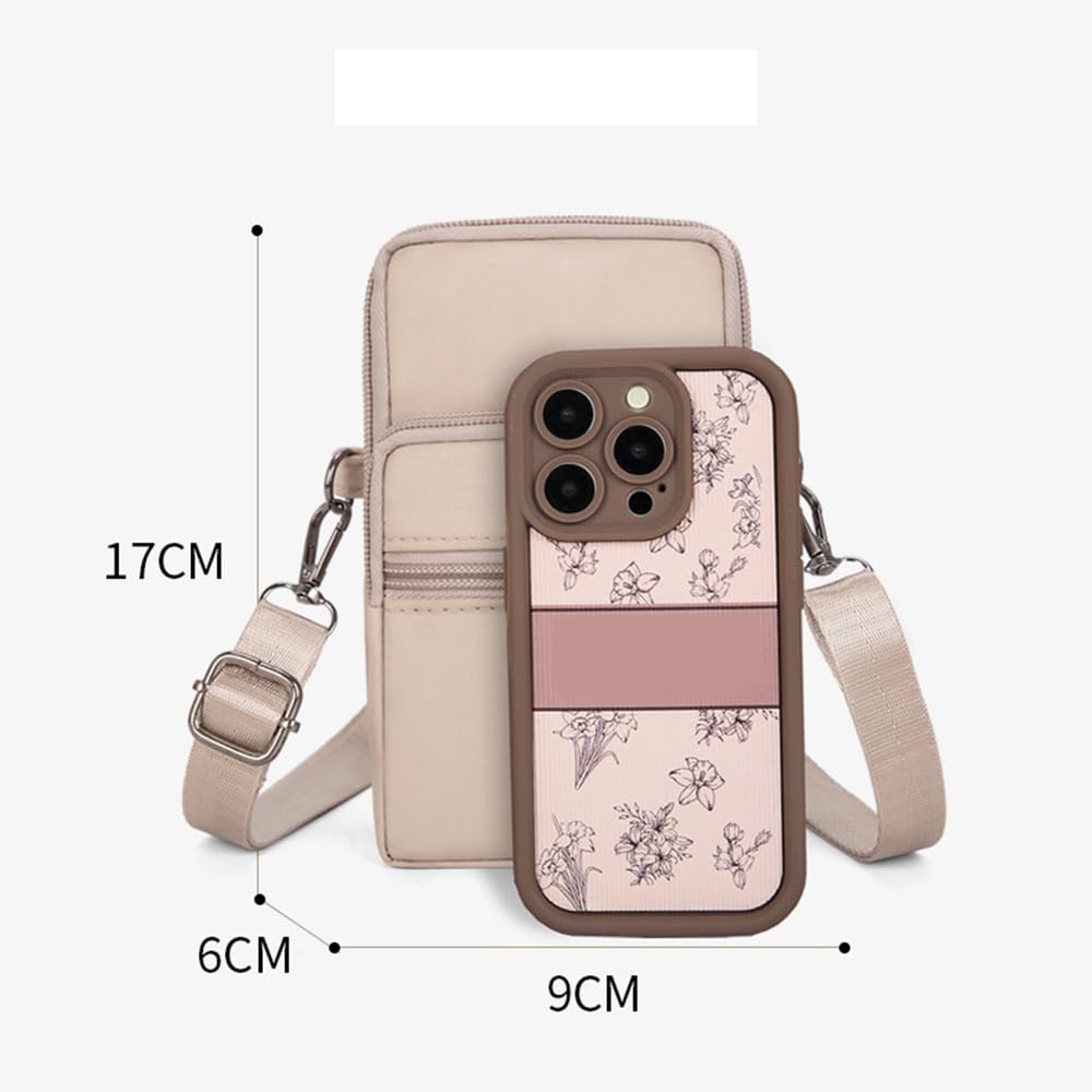 Small Crossbody Wallet Phone Bag Women Mini Crossbody Purse Cell Phone Shoulder Bag Mini Wallet with Shoulder Strap