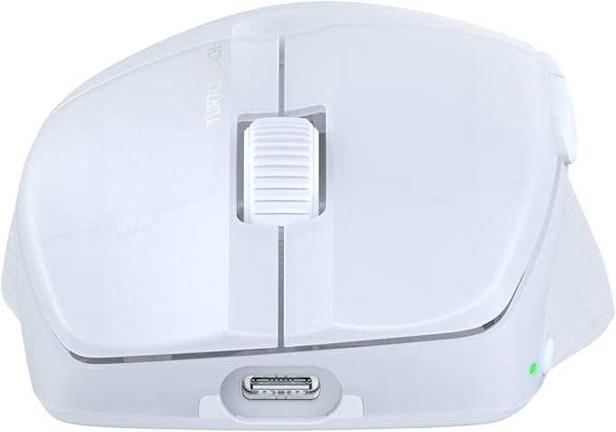 Turtle Beach Pure Air Wireless RGB Gaming Mouse, Ultra-Light 54g Ergonomic Design, 26000 DPI Optical Sensor, 125-Hour Rechargeable Battery, Dual Wireless + Bluetooth, Titan Optical Switches – White