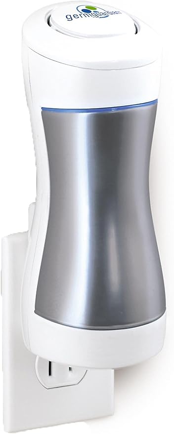 GermGuardian GG1000 Small Air Purifier, Pluggable UVC Air Sanitizer, Room Deodorizer, Kills Germs, Freshens Air, Reduces Odors from Pets, Mold, Smoking, Cooking, Laundry, Germ Guardian Air Purifier