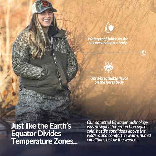 Drake Waterfowl MST Women¡¯s Eqwader Full Zip, Hunting Jacket, Waterproof and Breathable, Fleece Lining and Adjustable Fit