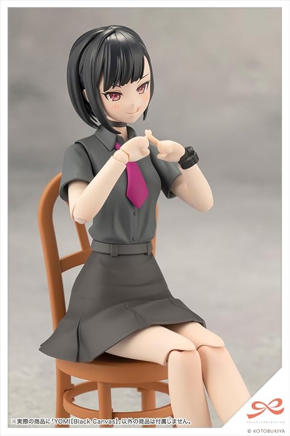Kotobukiya Sousai Shojo Teien: Yomi (Black Canvas) Plastic Model Kit