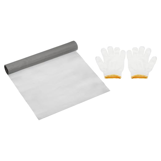 PATIKIL 40" L x 16" W Woven Wire Mesh, 300 Mesh 304 Stainless Steel Air Vent