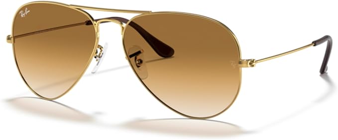 Ray-Ban RB3025 Metal Aviator Sunglasses For Men For Women +BUNDLE with ACCESSORY EYEWEAR KIT