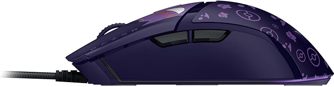 Razer Cobra Wired Gaming Mouse: 58g Lightweight - Gen-3 Optical Switches - Chroma RGB Lighting Underglow - 8500 DPI Optical Sensor - 100% PTFE Mouse Feet - Speedflex Cable - Pokemon Gengar Edition