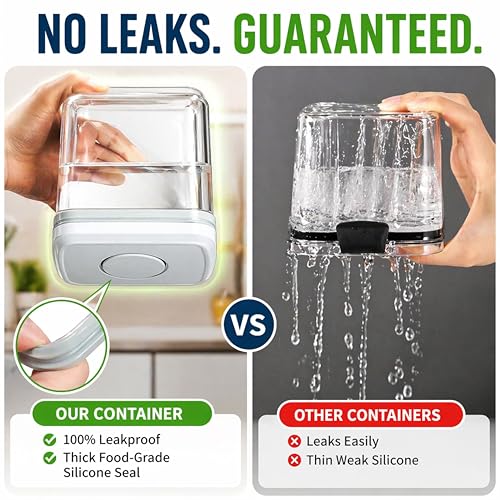 Airtight Food Storage Containers with Lids – 6 Pack BPA-Free Pop Containers for Pantry Organization, Cereal, Flour, Rice, Sugar – Stackable Kitchen Canisters (0.5, 1.2, 1.8 Qt) Set of 6