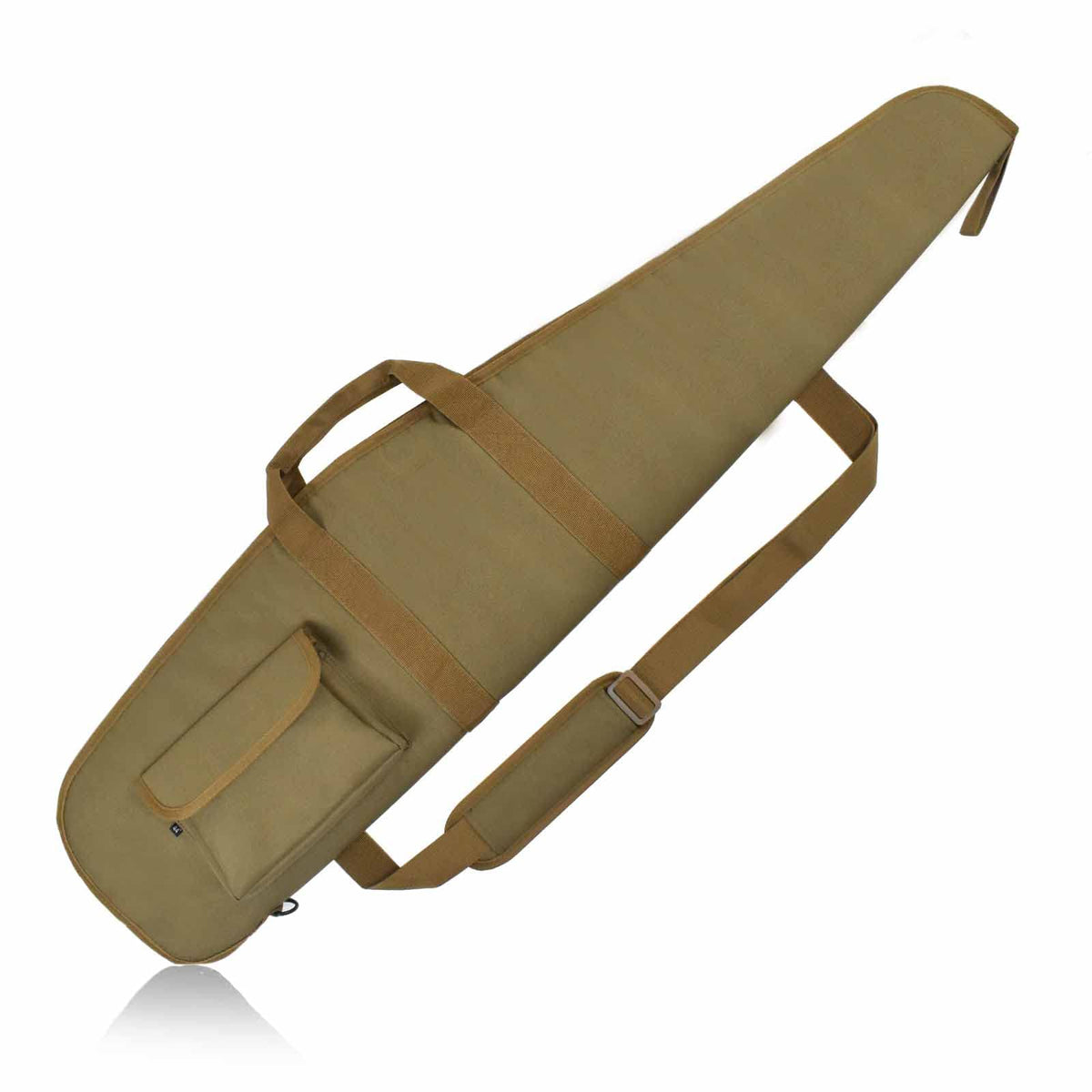AUMTISC Soft Hunting Gear Case, Outdoor Carrying Bag, Tactical Equipment Cases for Scoped with Adjustable Shoulder Strap and Pocket, Khaki 44