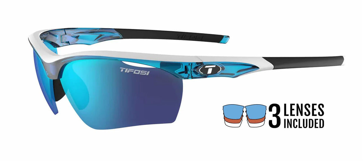 Tifosi Vero Sunglasses (Skycloud, Clarion Blue/AC Red/Clear)