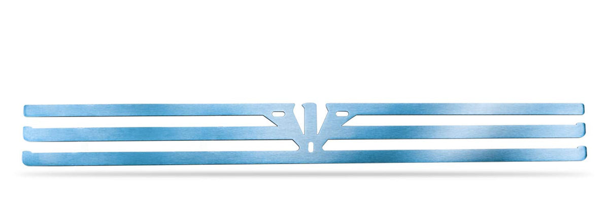 Miayork Sports Race Medal Holder Display Hanger Rack Medals-Medal Holder wall Mount Easy to Install Race Runner Medal Frame Simple Hanger Hooks 3 Lines-Luxury Azure Blue