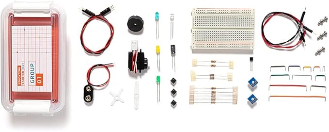 Arduino Education Starter Kit for Middle School [AKX00023] - Hands-On Programming & Electronics Learning for 8 Students with Step-by-Step Lessons & Teacher Guides.