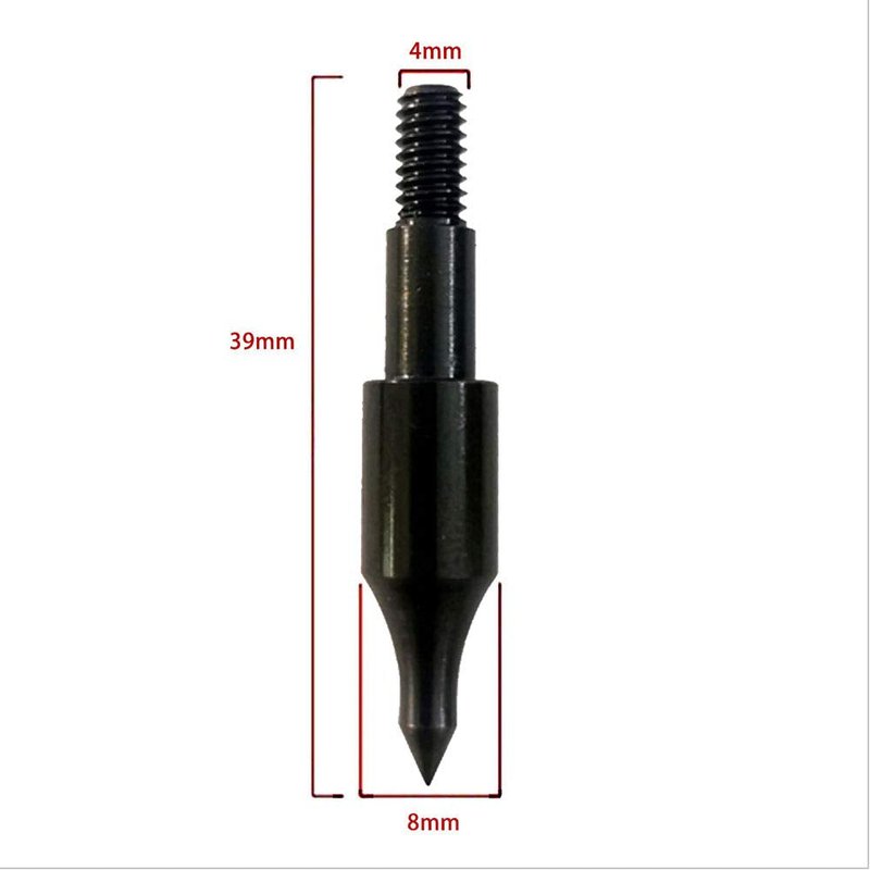 TianTac 100 Grain Archery Field Points Practice Field Tips, Archery Target Practice Hunting Arrow Tip for Recurve, Compound Bow Crossbow, Screw-in 100 Grain (12pcs)