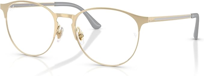 Ray-Ban Unisex Rx6375 Round Prescription Eyeglass Frames