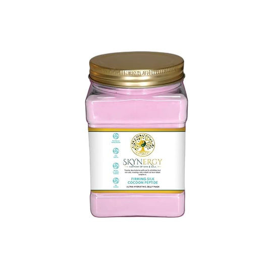Firming Silk Cocoon Peptide Jelly Face Mask | HydroGlo Jelly Mask for Skin Hydration | Radiance and Reduced Pigmentation | Vajafacial Jelly Mask | 12 Applications (30 Fl Oz)