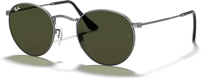 Ray-Ban RB3447 ROUND METAL Sunglasses For Men +BUNDLE with ACCESSORY EYEWEAR KIT