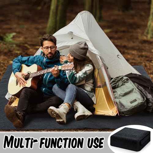 Tinideya 6.5 x 4.9 ft Outdoor Storage Shed Floor Mat Waterproof, Non Slip & Washable Camping Tent Carpet for Outdoor Camping, Lawn Supplies Storage(Storage Shed Not Included)