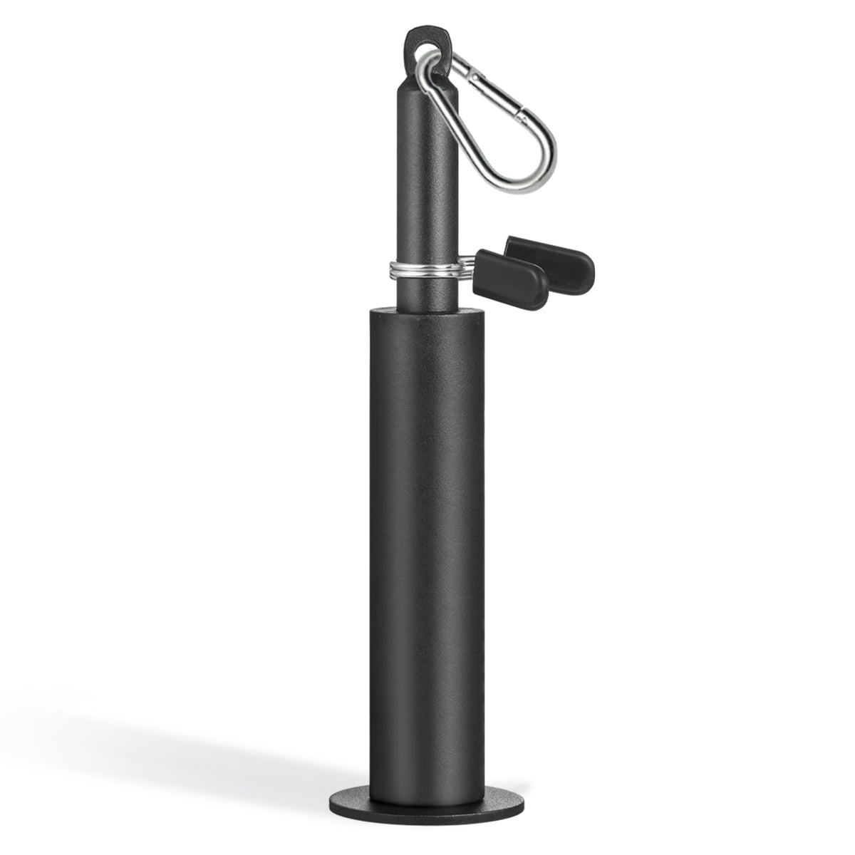SERTT Weight Loading Pin fit 1 inch Standard and 2 inch Olympic Weight Plate, Gym Pin for Weight Stack with Heavy-Duty Carabiner, Weight Pin Attachment for Cable Pulley System LAT Pulldown