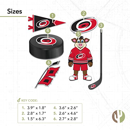 Desert Cactus Carolina Hurricanes Team NHL National Hockey League Sticker Vinyl Decal Laptop Water Bottle Car Scrapbook (Type 2)