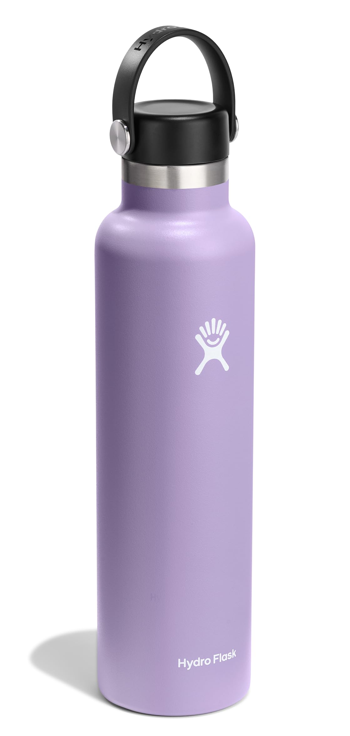 Hydro Flask Water Bottle - Insulated Stainless Steel - Non Spill, Leakproof in 24 Oz Moonshadow Purple