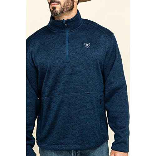 Ariat Men's Caldwell Logo 1/4 Zip Sweater