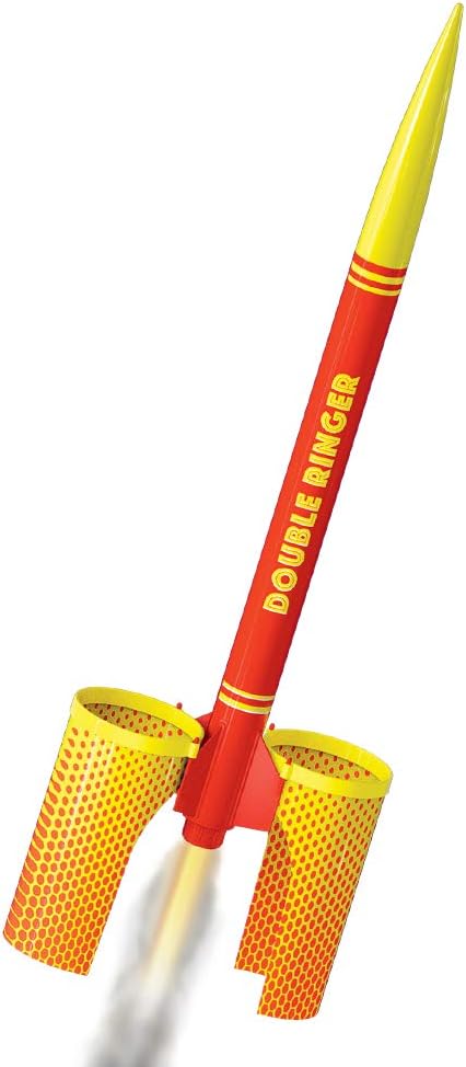 Estes Double Ringer Flying Model Rocket Kit | Easy to Build Beginner Rocket | Fun Educational Activity | Cool Science for Kids