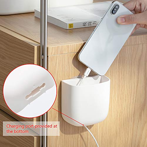 2 Pack Wall Mounted Remote Control Holder with Adhesive for Home Office School