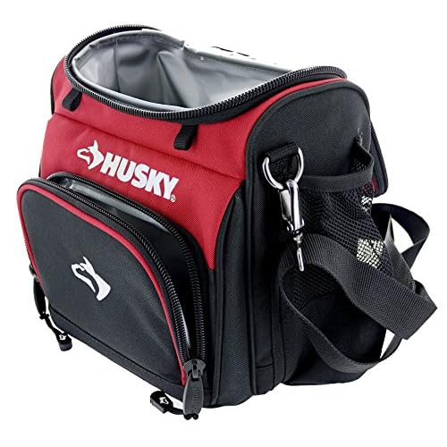 Husky 82021N11 9" 600 Denier Water and Weather Resistant Insulated Cooler with 2 Mesh Sleeves and Carrying Strap