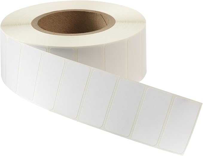 Avery Direct Thermal Labels, 1" x 2", White, 3" Core, Direct Thermal Printable, 3,000 Blank Labels per Roll, 4 Rolls, 12,000 Total (4130)